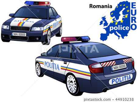 Romanian Police Car Romanian Police Car 44910238