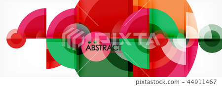 Vector geometric concept background Vector geometric concept background 44911467
