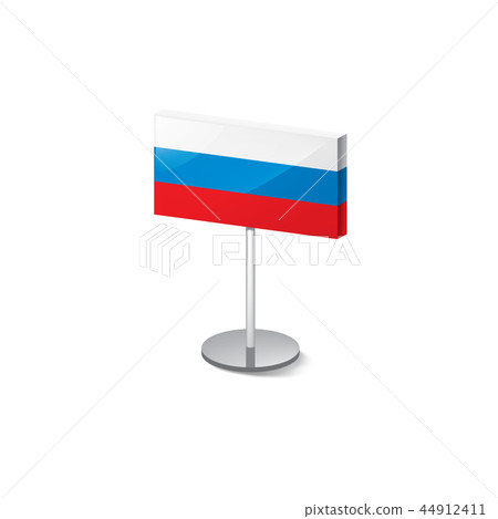 Russia flag, vector illustration on a white background Russia flag, vector illustration on a white background 44912411