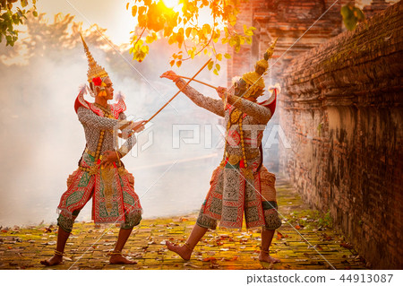 Art culture Thailand Dancing in masked khon 44913087