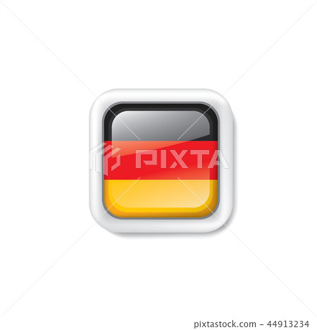 Germany flag, vector illustration on a white background Germany flag, vector illustration on a white background 44913234