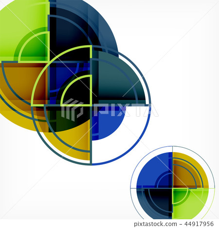 Abstract geometric vector 44917956