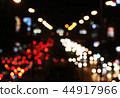 Abstract blur bokeh night traffic 44917966