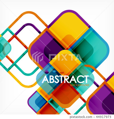 Abstract geometric vector - Stock Illustration [44917973] - PIXTA