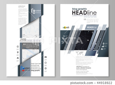 Blog graphic business templates. Page website design template, vector layout. Abstract infographic Blog graphic business templates. Page website design template, vector layout. Abstract infographic 44918922