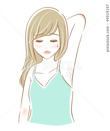 Armpit Hair Female Stock Illustration 44919197 Pixta