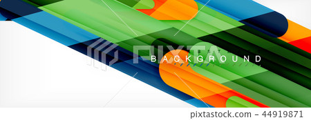 Abstract colorful lines, modern geometric background design 44919871