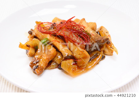 炒豬肉和牡蠣蘑菇 44921210