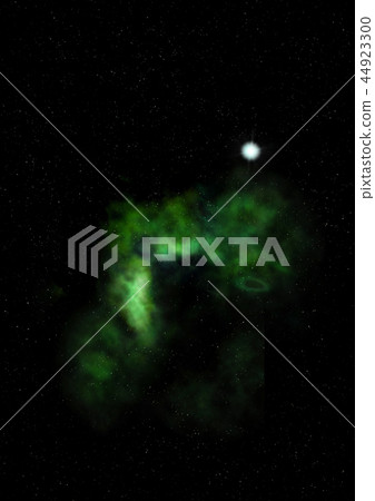 Star field in space and a nebulae. 3D rendering Star field in space and a nebulae. 3D rendering 44923300