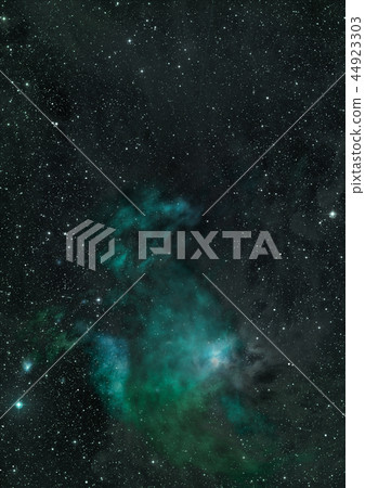 Small part of an infinite star field. 3D rendering 44923303