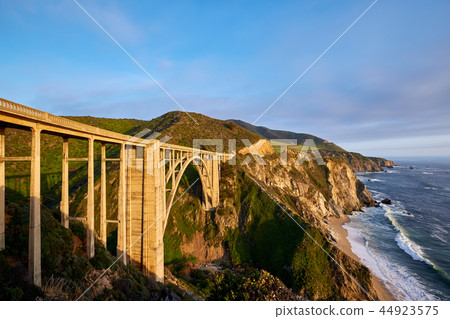 Bixby Creek Bridge on Highway 1, California 44923575