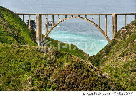 Bixby Creek Bridge on Highway 1, California 44923577