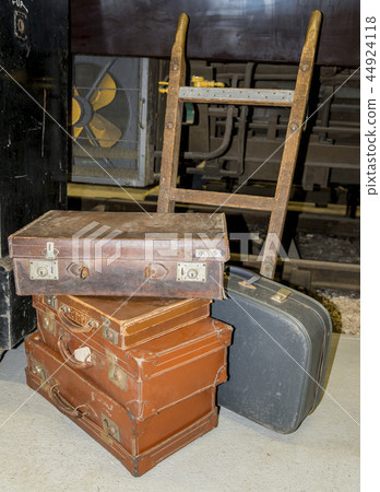 Old Vintage Suitcases - Bressingham Steam Museum 44924118