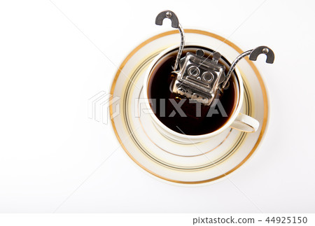 Metal robot tea cup Metal robot tea cup 44925150