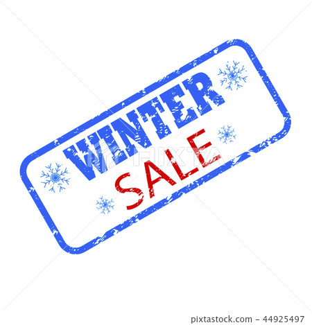 Winter sale clearance rubber stamp By 09910190