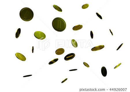 硬幣（透明材料）的圖像 44926007