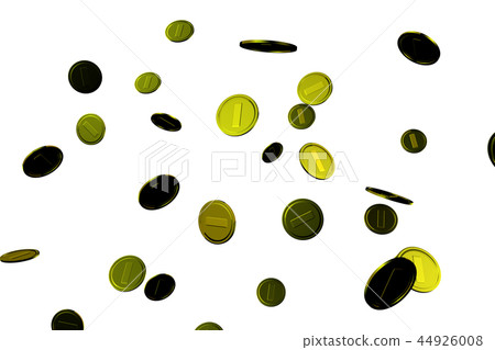 硬幣(透明材料)的圖像 硬幣(透明材料)的圖像 44926008