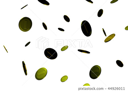 Image of coin (transparent material) 44926011