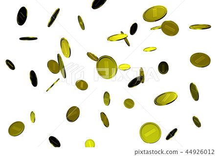 硬幣（透明材料）的圖像 44926012