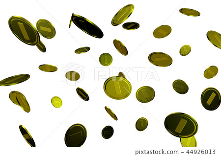 硬幣(透明材料)的圖像 硬幣(透明材料)的圖像 44926013