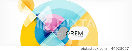 Vector fantastic circle modern geometric background template Vector fantastic circle modern geometric background template 44928067