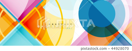 Vector fantastic circle modern geometric background template Vector fantastic circle modern geometric background template 44928070