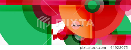 Vector fantastic circle modern geometric background template Vector fantastic circle modern geometric background template 44928075