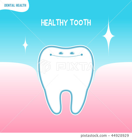 Cartoon healthy tooth icon Cartoon healthy tooth icon 44928929