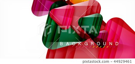 Geometric abstract background, triangles 44929461