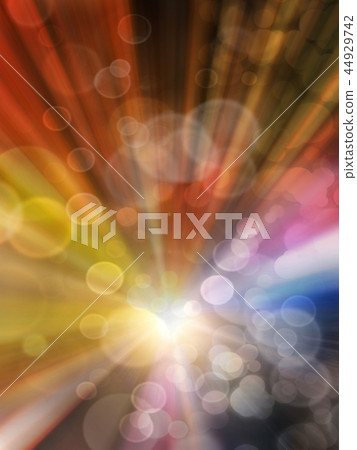 Soft and blurred with bokeh of ray light action Soft and blurred with bokeh of ray light action 44929742