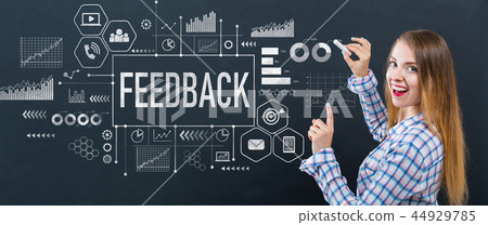 Feedback with young woman 44929785