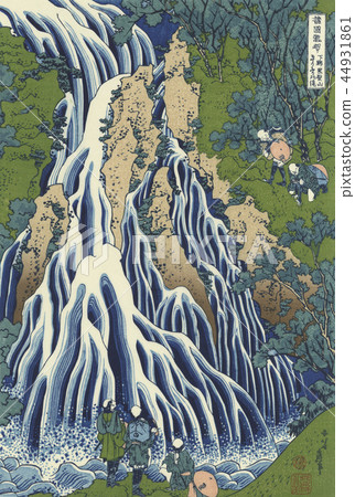 Ukiyoe Kurogeyama Kirifuri Waterfall Ukiyoe Kurogeyama Kirifuri Waterfall 44931861