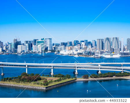 東京台場海濱公園和灣區 44933322