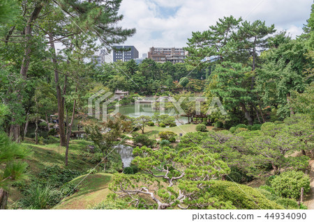 Shukuen Garden summer scene 44934090