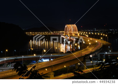 Banghae橋樑夜視圖 44934238