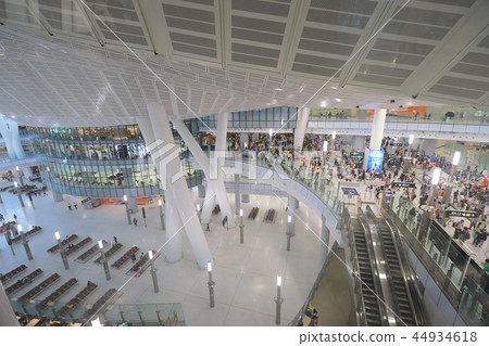Inside view Express Rail Link West Kowloon Station Inside view Express Rail Link West Kowloon Station 44934618