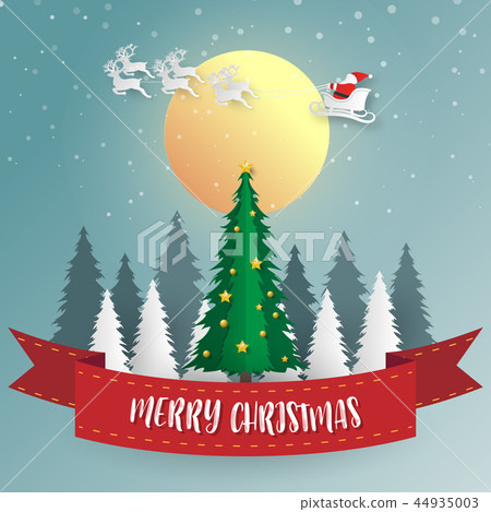 Merry Christmas and Happy New Year background. 44935003