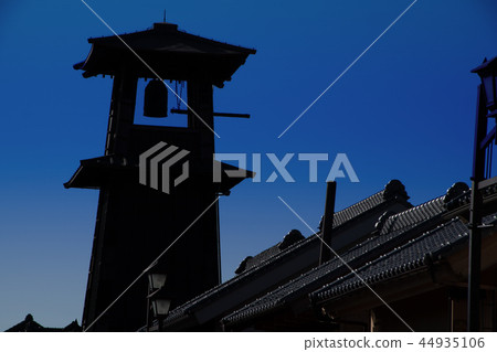 Time bell silhouette Kawagoe City, Saitama Prefecture Time bell silhouette Kawagoe City, Saitama Prefecture 44935106