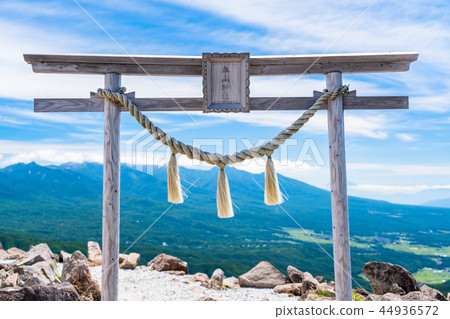《長野縣》熊山高原和山頂的景色 《長野縣》熊山高原和山頂的景色 44936572
