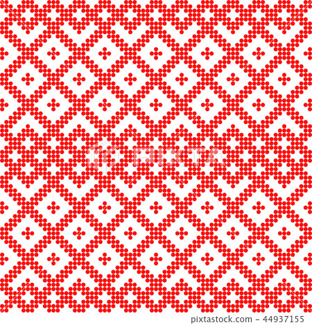 Seamless pattern based on slavic ornament. Seamless pattern based on slavic ornament. 44937155