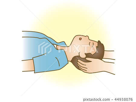 First aid illustration 10: sudden illness, consciousness disorder 44938076