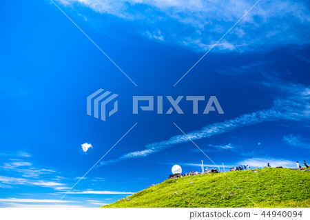 《長野縣》熊山高原和山頂的景色 44940094
