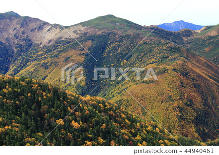 The way to the summit of the southern Alps Shiomi-dake Look over Mt. The way to the summit of the southern Alps Shiomi-dake Look over Mt. 44940461