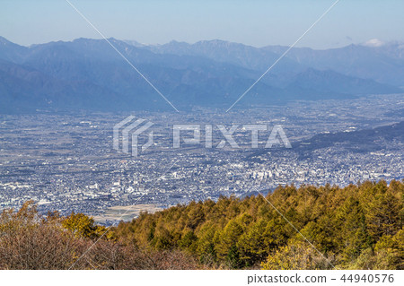 Nagano Prefecture Shiojiri City View from the Takaboc Plateau 44940576