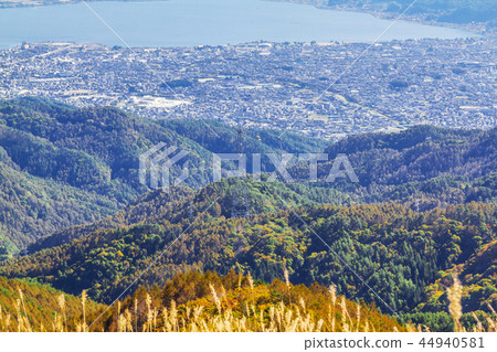 長野縣鹽尻市景觀從Takaboc高原 44940581