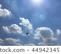 Airplanes and clouds 44942345