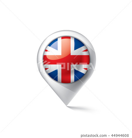 United Kingdom flag, vector illustration on a white background 44944608