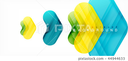 Colorful glossy arrows abstract background Colorful glossy arrows abstract background 44944633