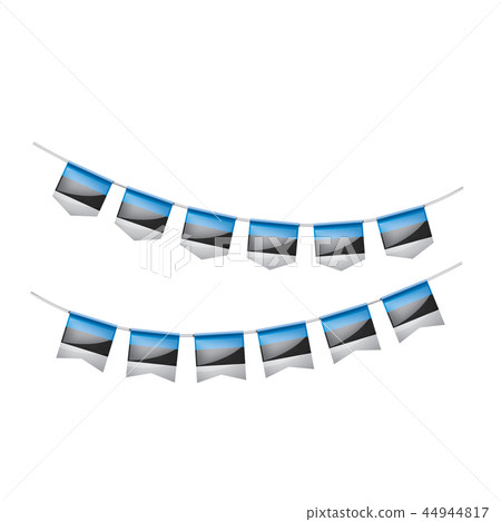 Estonia flag, vector illustration on a white background Estonia flag, vector illustration on a white background 44944817