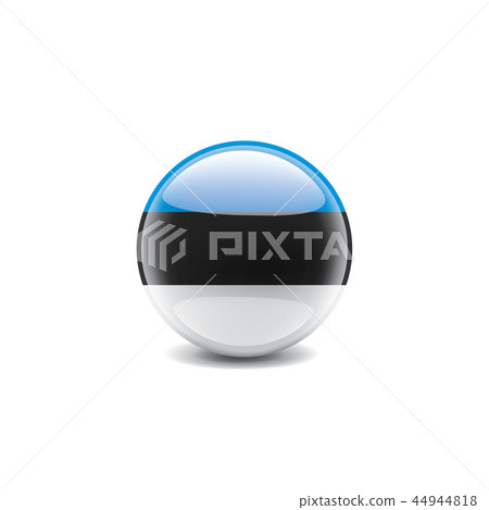 Estonia flag, vector illustration on a white background Estonia flag, vector illustration on a white background 44944818